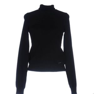 Dsquared2 Black Turtleneck Long Sleeve Pullover Sweater Size L Large